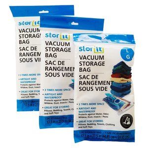 3 Store It Vacuum Storage Bag, Size L